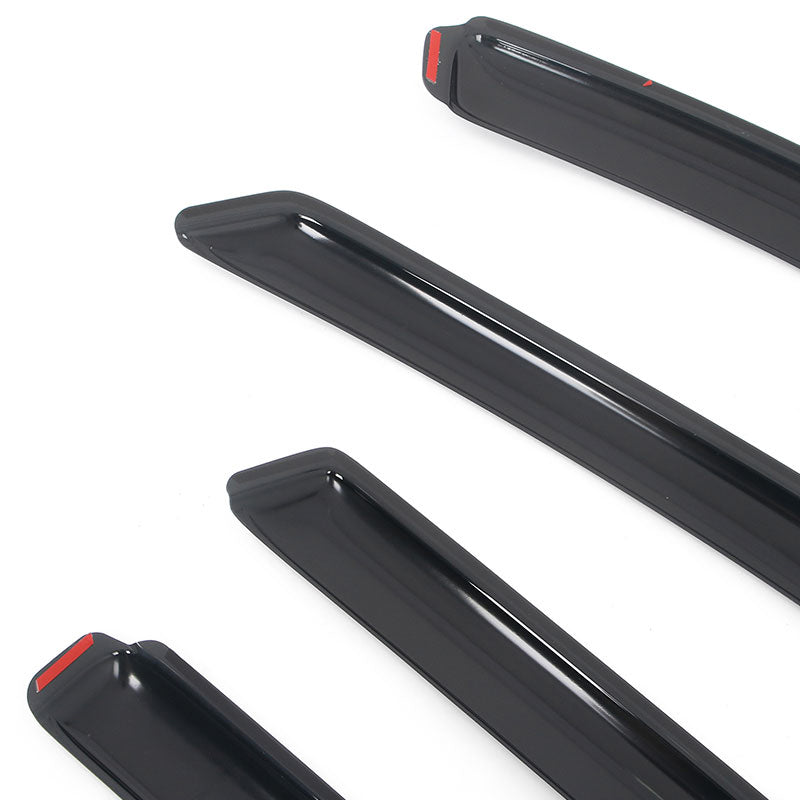 Window Visors for Nissan Rogue 2014-2020 Acrylic In Channel Deflectors Set