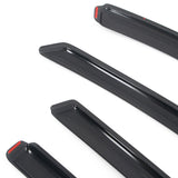 Window Visors for Nissan Rogue 2014-2020 Acrylic In Channel Deflectors Set