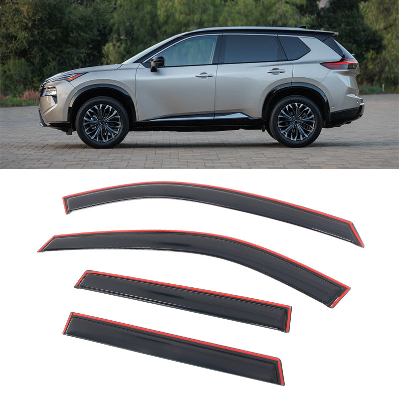 Window Visors for Nissan Rogue 2021-2026 4PCS In-channel Side Vent Shade