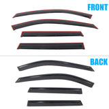 Window Visors for Nissan Rogue 2021-2026 4PCS In-channel Side Vent Shade