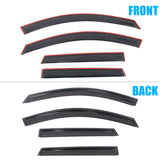 Window Visors for Nissan Rogue Sport 2017-2022 4PCS In-channel Vent Shade