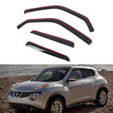 Window Visors for Nissan Juke 2011-2017 Acrylic In Channel Vent Deflectors