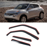 Window Visors for Nissan Juke 2011-2017 Acrylic In Channel Vent Deflectors