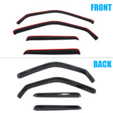 Window Visors for Nissan Juke 2011-2017 Acrylic In Channel Vent Deflectors