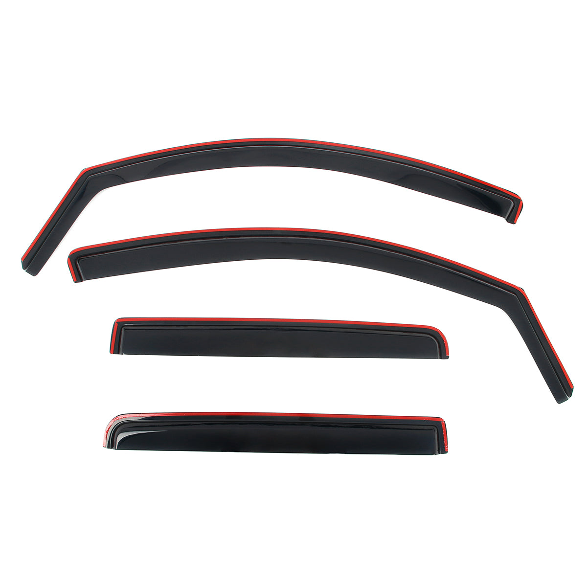 Window Deflector Shade for Nissan Titan Crew Cab 2004-2015 In-Channel