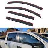 Window Visors for Nissan Titan XD & Titan Crew Cab 2016-2024 In-Channel 4PC