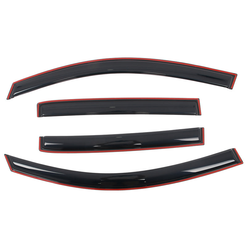 Window Visors for Nissan Titan XD & Titan Crew Cab 2016-2024 In-Channel 4PC