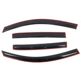 Window Visors for Nissan Titan XD & Titan Crew Cab 2016-2024 In-Channel 4PC