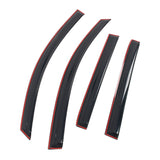 Window Visors for Nissan Titan XD & Titan Crew Cab 2016-2024 In-Channel 4PC