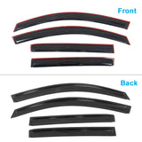 Window Visors for Nissan Titan XD & Titan Crew Cab 2016-2024 In-Channel 4PC