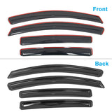 Window Visors for Subaru Crosstrek & Impreza Hatchback 2017-2023 In-Channel