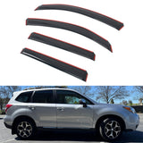 Window Visors for Subaru Forester 2014-2018 Acrylic In Channel Deflectors