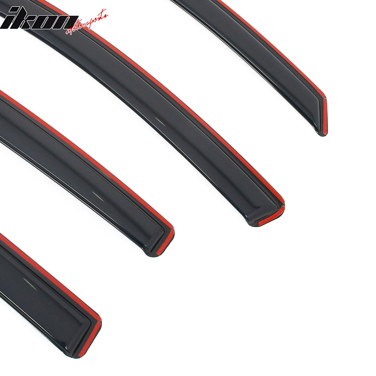 2012-2016 Subaru Impreza Hatchback & 2013-2015 XV Crosstrek & 2016-2017 Crosstrek In-Channel Window Visors Sun Shades Vent Rain Guards Smoke/Tinted