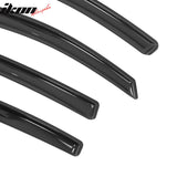 2012-2016 Subaru Impreza Hatchback & 2013-2015 XV Crosstrek & 2016-2017 Crosstrek In-Channel Window Visors Sun Shades Vent Rain Guards Smoke/Tinted