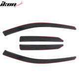 2015-2017 Toyota Camry In-Channel Window Visors Sun Shades Vent Rain Guards Deflectors Acrylic Smoke/Tinted 4PCS