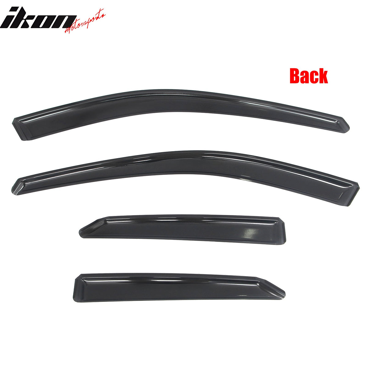 2015-2017 Toyota Camry In-Channel Window Visors Sun Shades Vent Rain Guards Deflectors Acrylic Smoke/Tinted 4PCS