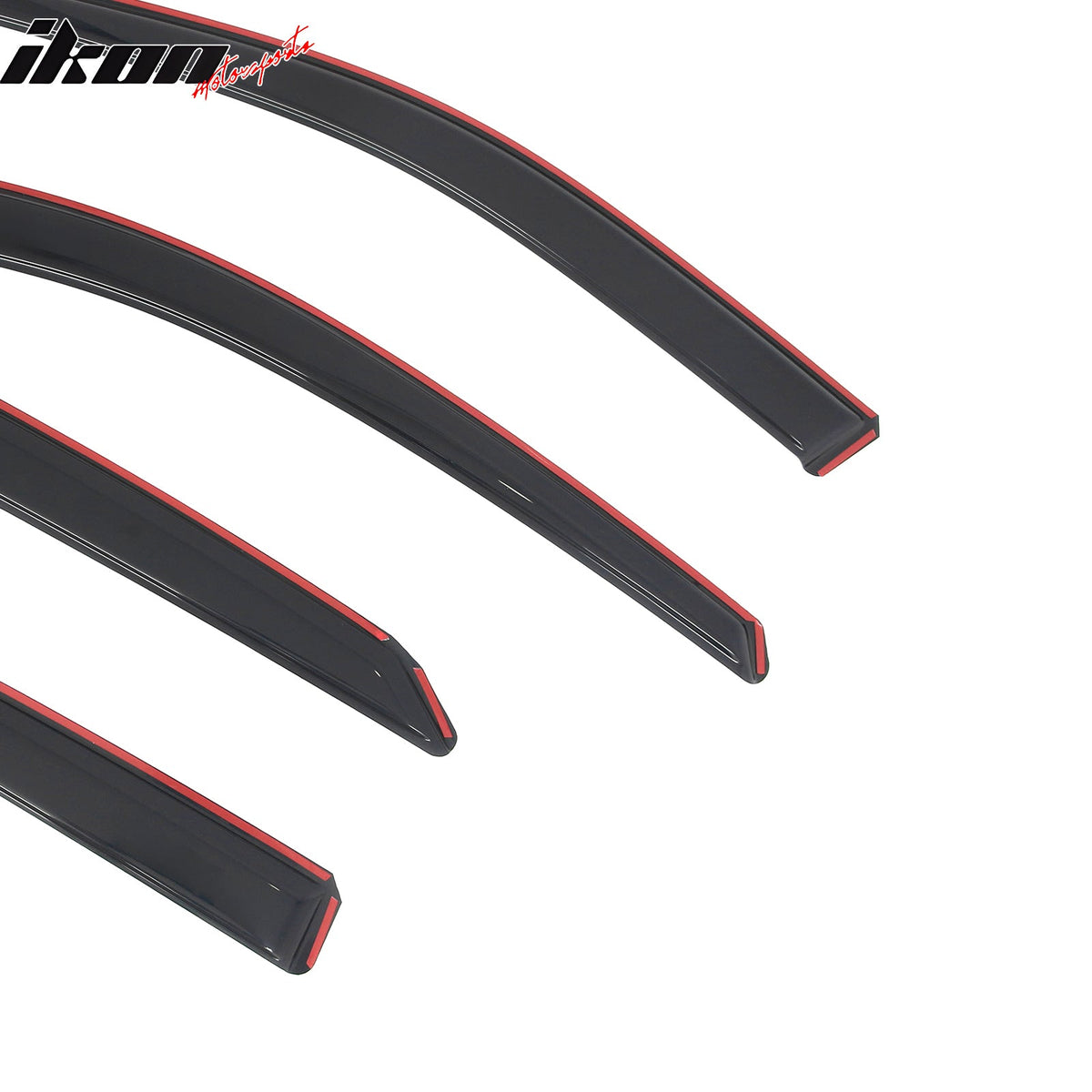 2015-2017 Toyota Camry In-Channel Window Visors Sun Shades Vent Rain Guards Deflectors Acrylic Smoke/Tinted 4PCS