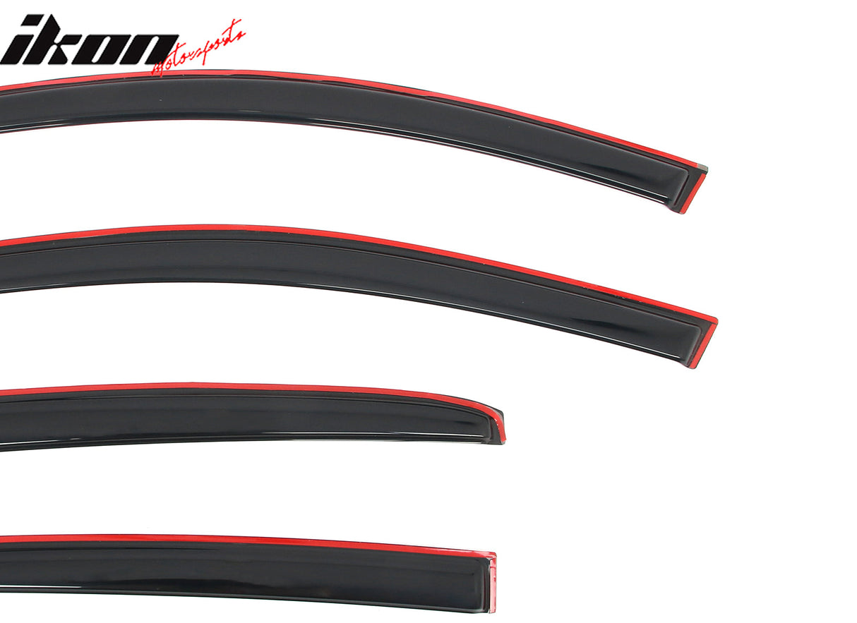 2018-2024 Toyota Camry 4PCS in Channel Window Visors Vent Rain Guards