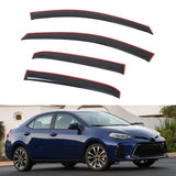In-Channel Side Window Deflectors for Toyota Corolla Sedan 2014-2019 4PCS