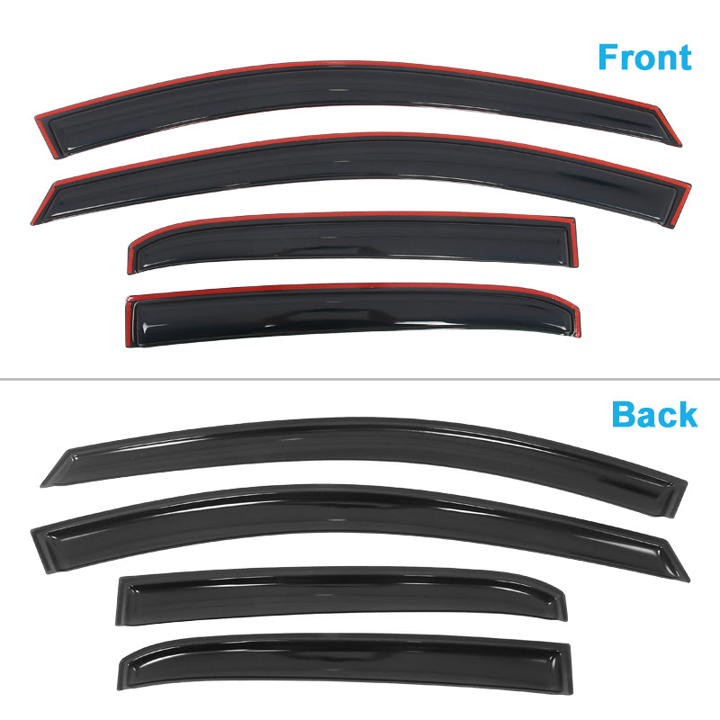 In-Channel Side Window Deflectors for Toyota Corolla Sedan 2014-2019 4PCS