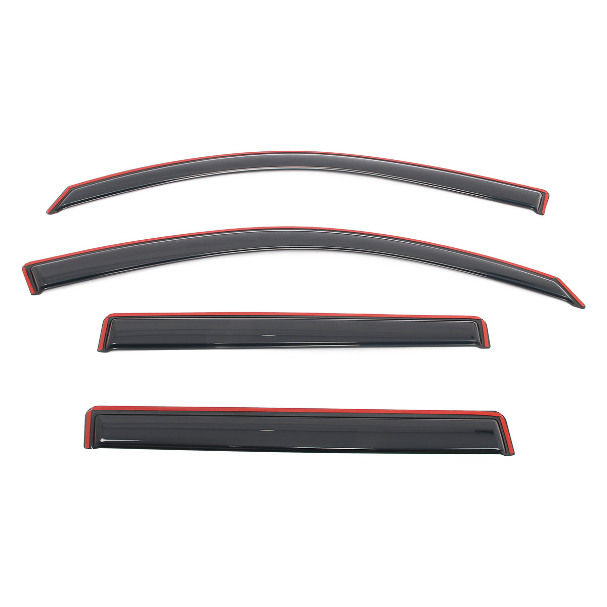 In-Channel Side Window Deflector for Toyota Highlander 2008-2013 Acrylic