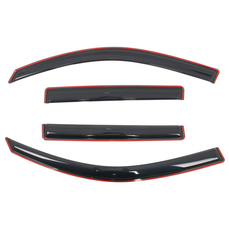In-Channel Side Window Deflector for Toyota Highlander 2008-2013 Acrylic