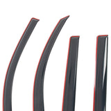 In-Channel Side Window Deflector for Toyota Highlander 2008-2013 Acrylic
