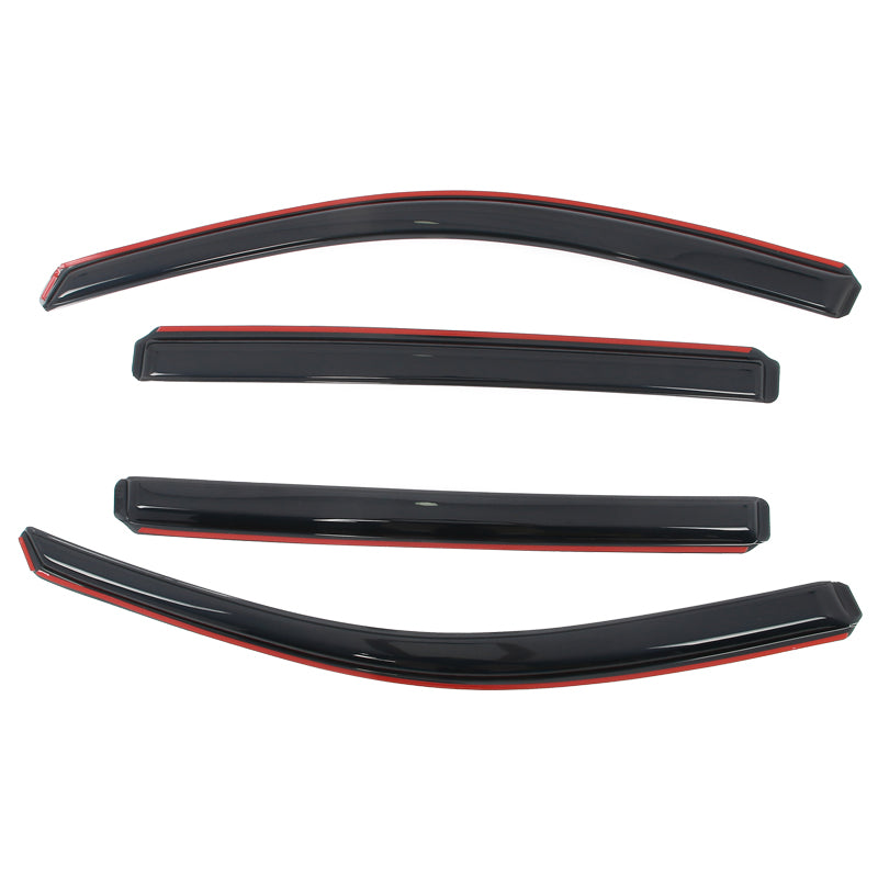 Window Visors for Toyota Highlander 2014-2019 Acrylic In Channel Deflector