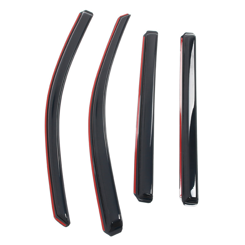 Window Visors for Toyota Highlander 2014-2019 Acrylic In Channel Deflector
