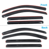 Window Visors for Toyota Highlander 2014-2019 Acrylic In Channel Deflector