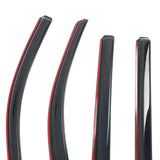 Window Visors for Toyota Highlander 2014-2019 Acrylic In Channel Deflector