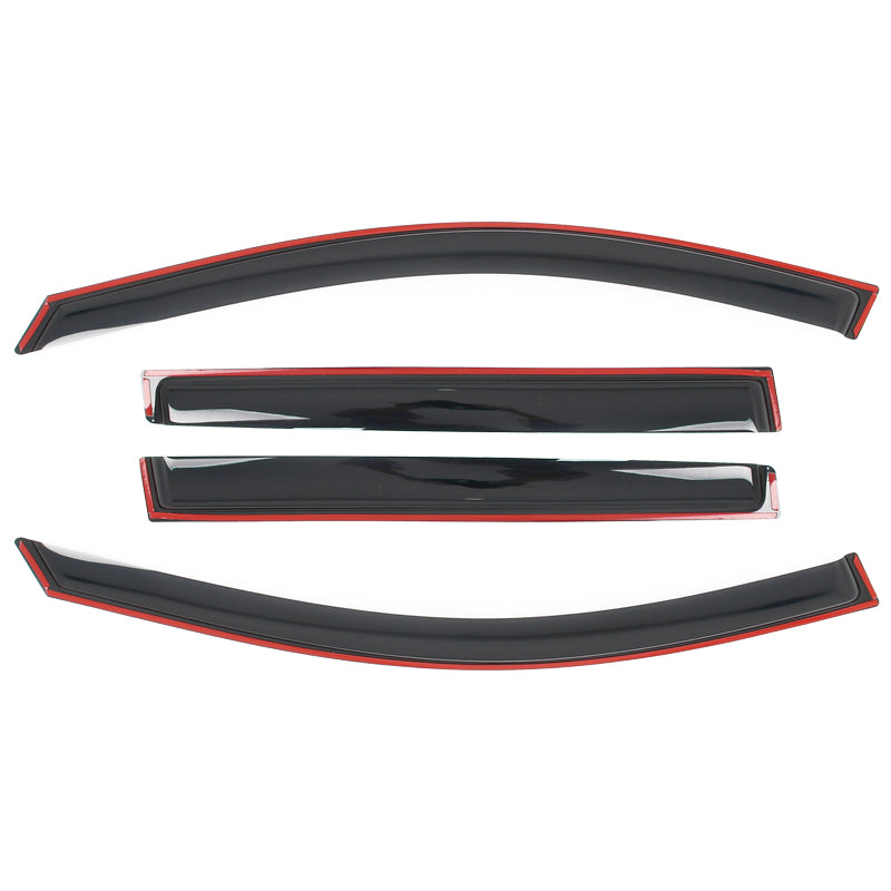 Window Visors Rain Deflectors for Toyota RAV4 2019-2025 Acrylic In Channel