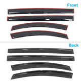 Window Visors Deflectors for Toyota Sienna 2021-2026 Acrylic In Channel