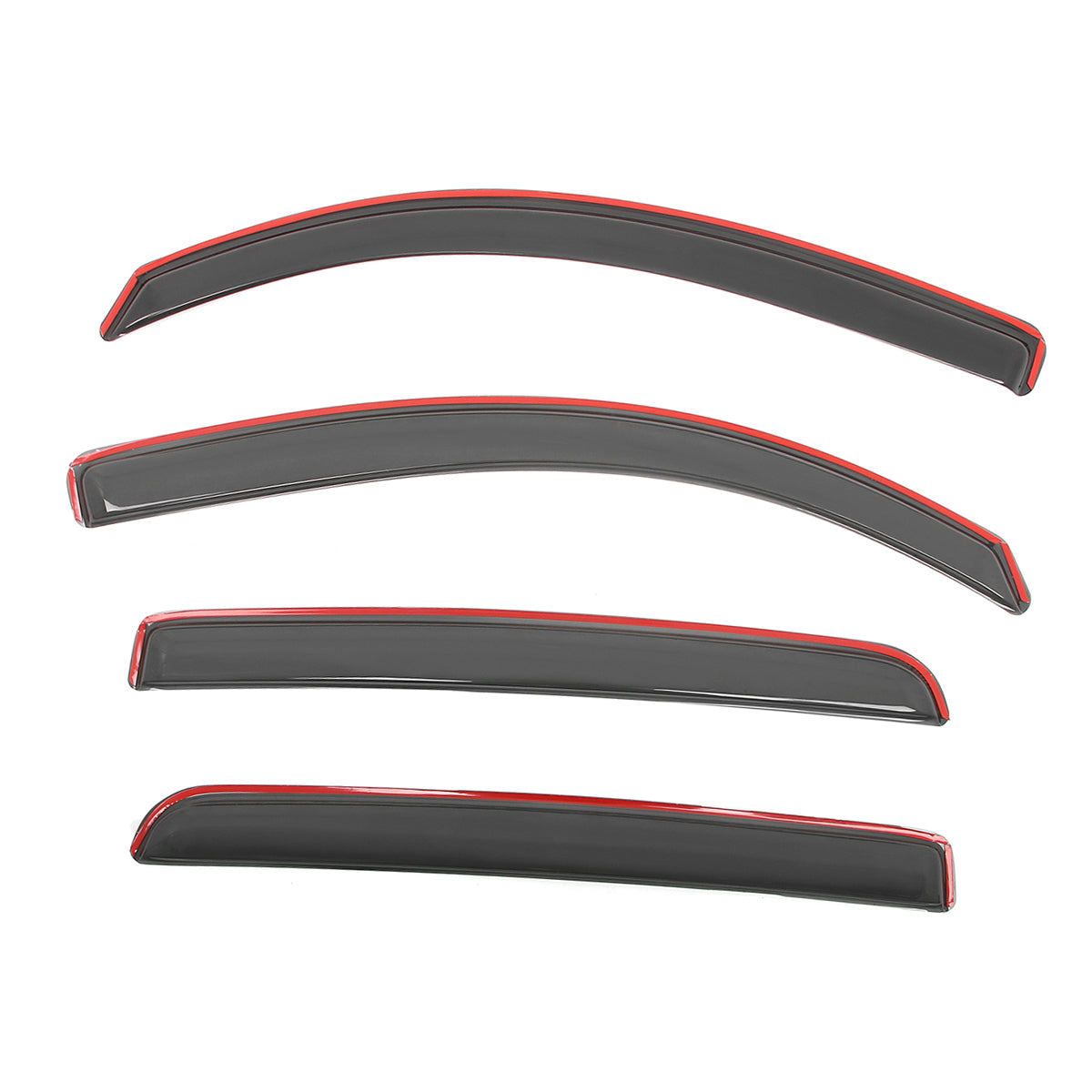 Window Visors for Toyota Tacoma Double Cab 2016-2023 In-Channel Rain Shade