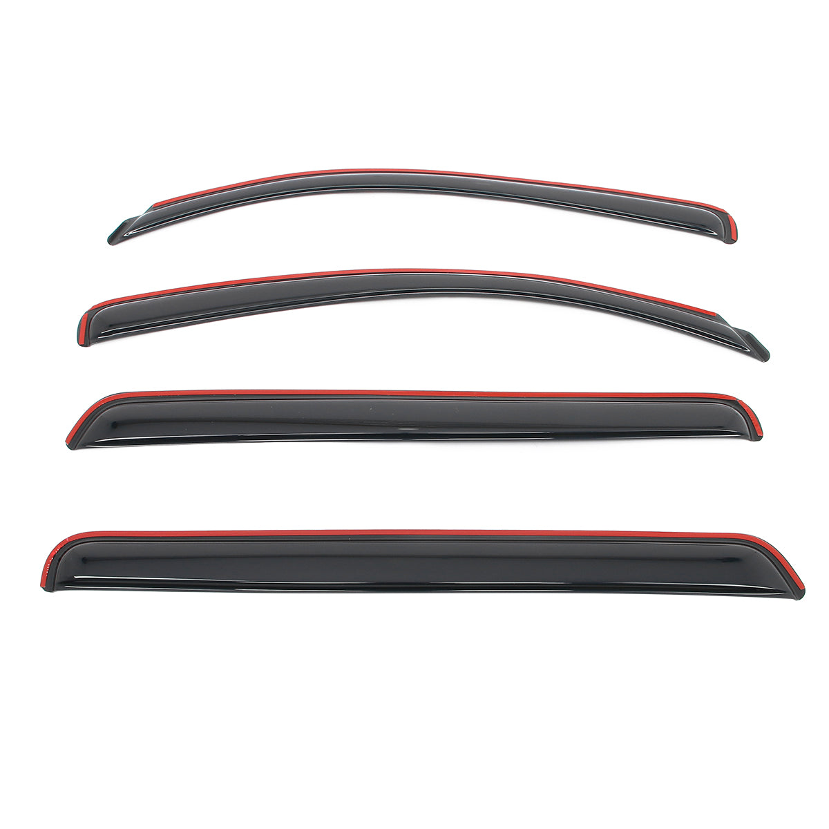 In-channel Window Visor Deflectors for Toyota Tundra Crewmax Cab 2007-2021