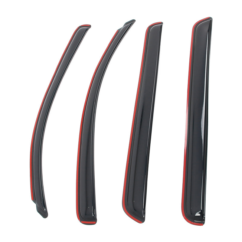 In-channel Window Visor Deflectors for Toyota Tundra Crewmax Cab 2007-2021