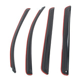 In-channel Window Visor Deflectors for Toyota Tundra Crewmax Cab 2007-2021