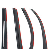 In-channel Window Visor Deflectors for Toyota Tundra Crewmax Cab 2007-2021