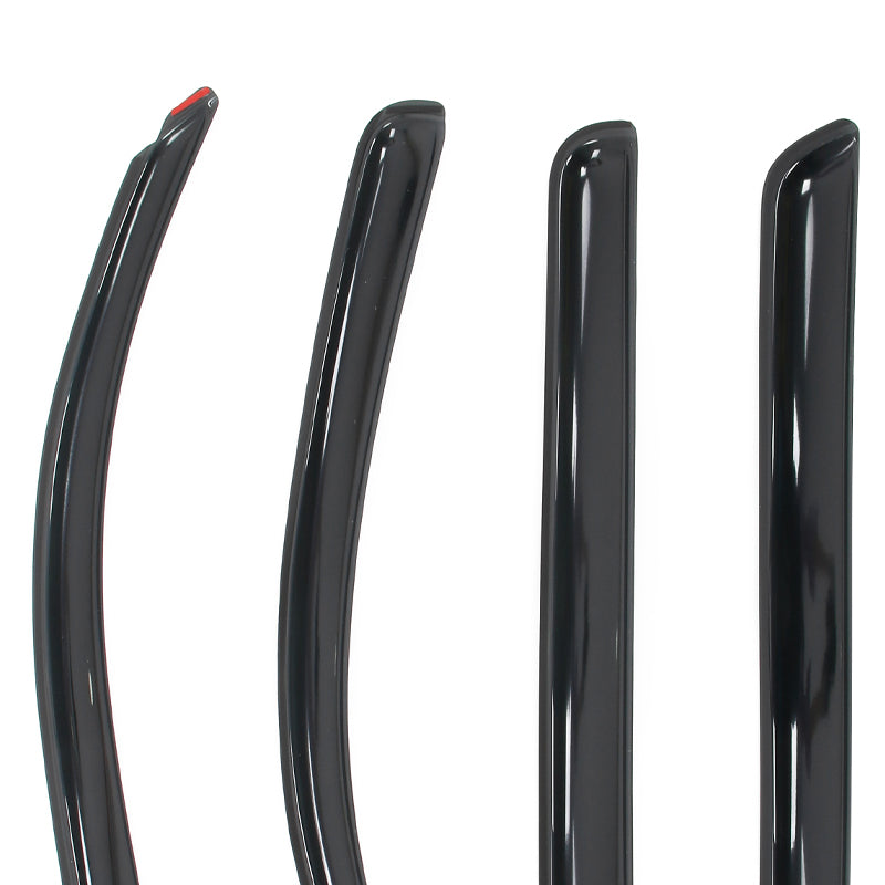 In-channel Window Visor Deflectors for Toyota Tundra Crewmax Cab 2007-2021