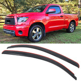 Window Visor for Toyota Tundra Standard Cab 2007-2017 In Channel Deflector