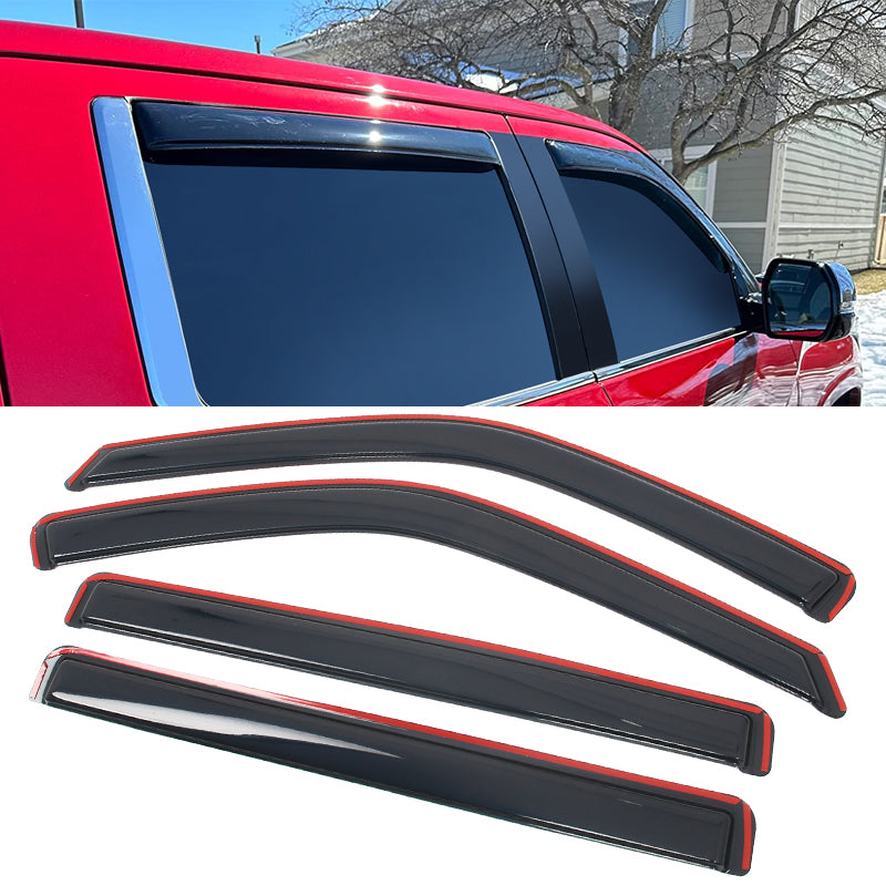 Window Visors for Toyota Tundra Crew Cab 2022-2026 In-Channel Deflectors