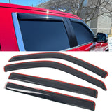 Window Visors for Toyota Tundra Crew Cab 2022-2026 In-Channel Deflectors
