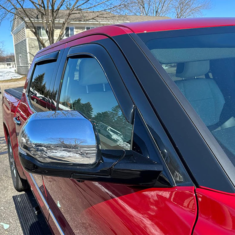 Window Visors for Toyota Tundra Crew Cab 2022-2026 In-Channel Deflectors