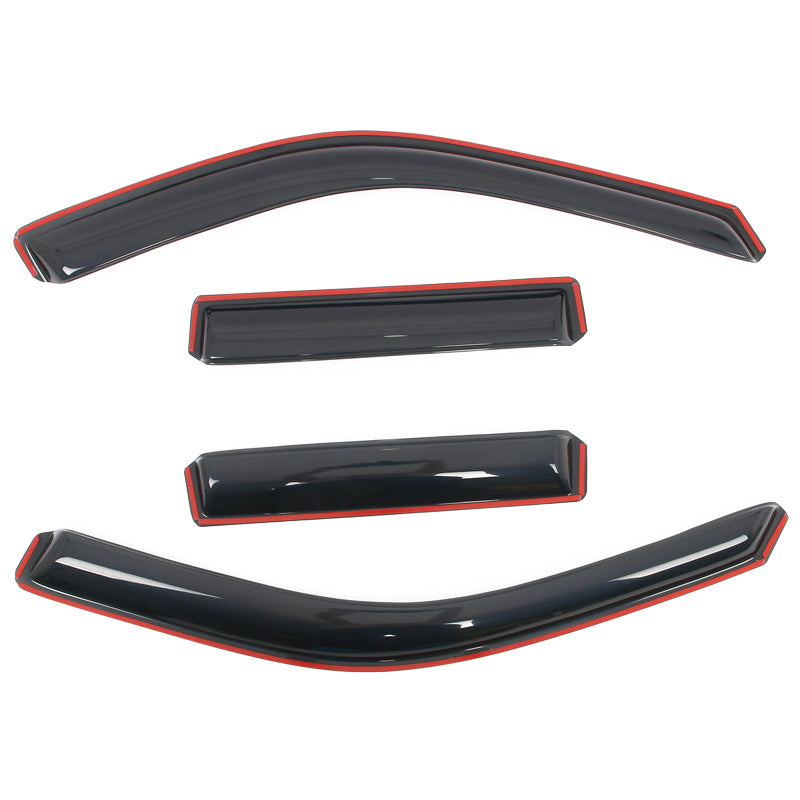 Window Visors Deflectors for Toyota Tundra Double Cab 2022-2026 In Channel