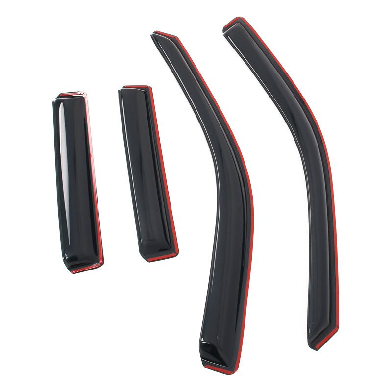 Window Visors Deflectors for Toyota Tundra Double Cab 2022-2026 In Channel