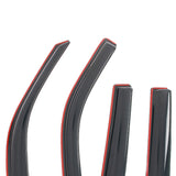 Window Visors Deflectors for Toyota Tundra Double Cab 2022-2026 In Channel