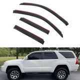 Window Visors for Toyota 4Runner 2003-2009 4PCS In-Channel Somke Deflector