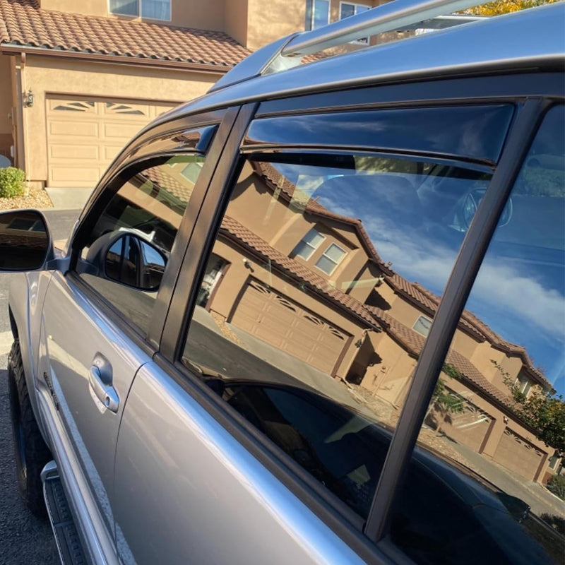 Window Visors for Toyota 4Runner 2003-2009 4PCS In-Channel Somke Deflector