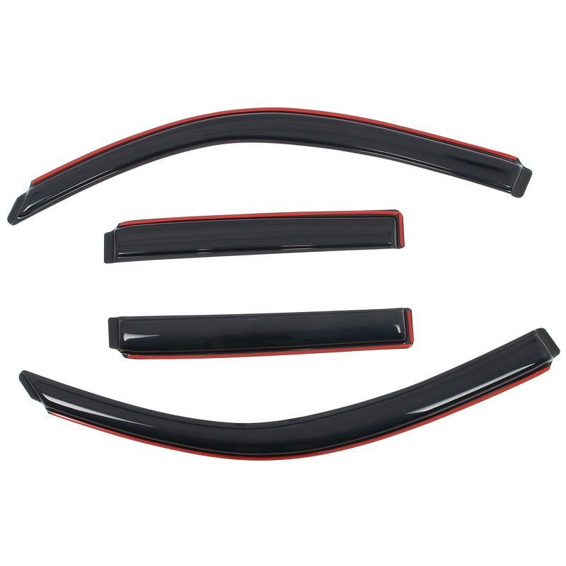 Window Visors for Toyota 4Runner 2003-2009 4PCS In-Channel Somke Deflector