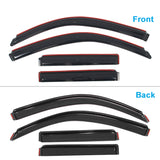 Window Visors for Toyota 4Runner 2003-2009 4PCS In-Channel Somke Deflector